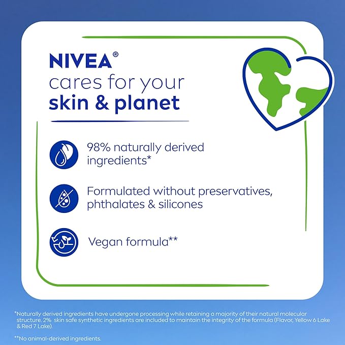 NIVEA Peach Lip Care, Tinted Lip Balm Pack - Image 12