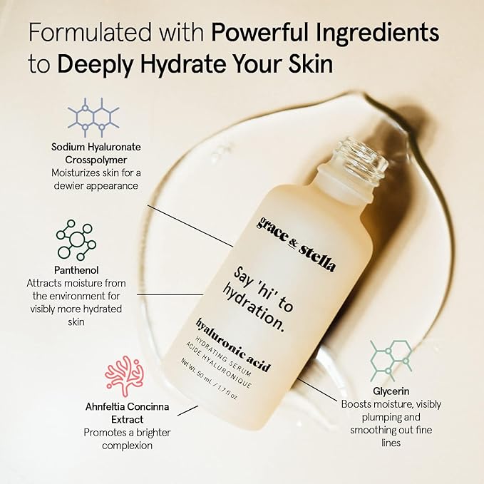 grace & stella Award Winning Hyaluronic Acid Serum Hyaluronic Acid Serum - Image 4