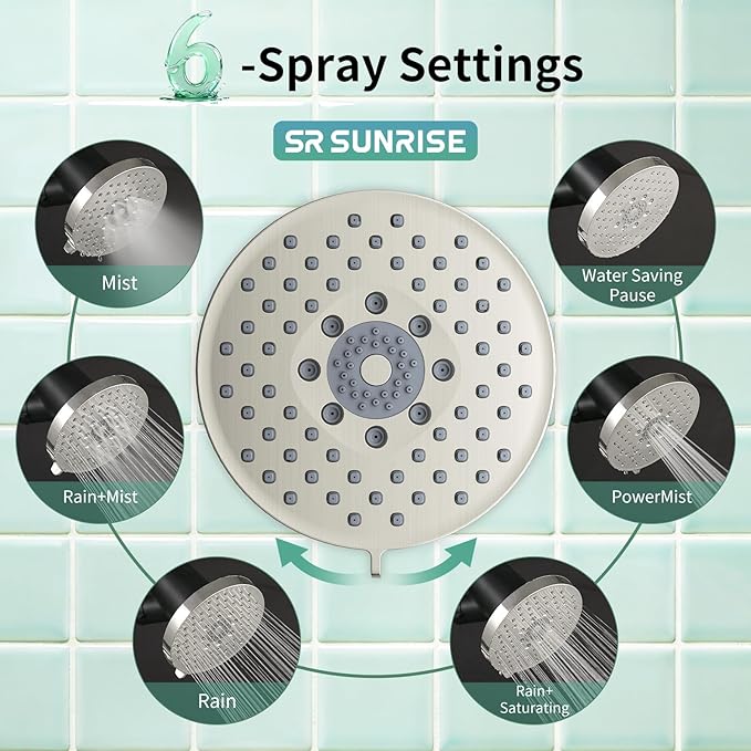 SR SUN RISE Filtered Shower Head - Image 3