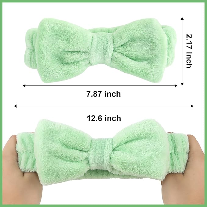 Ondder Green Spa Terry Cloth Skincare Headbands - Image 6