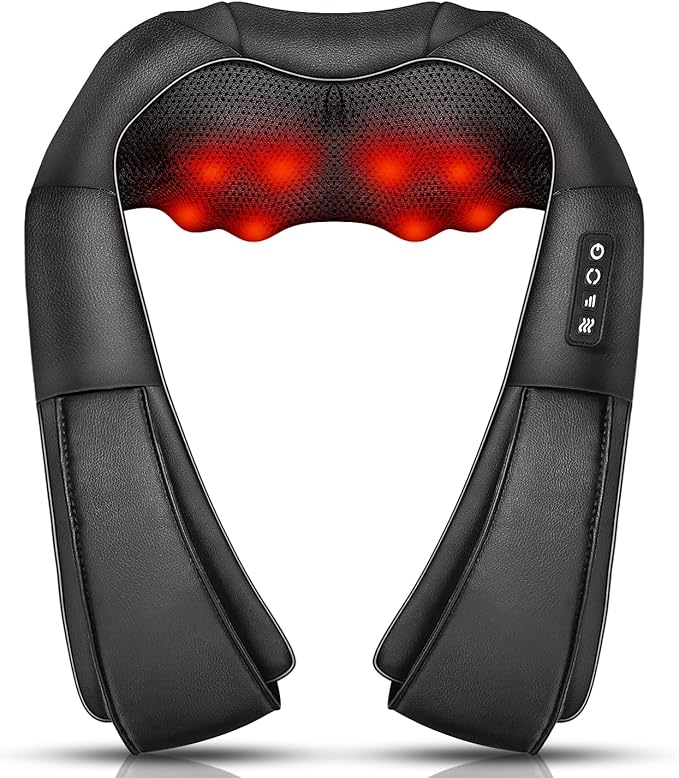 iKristin Neck Massager with Heat, Shiatsu Massager by iKristin