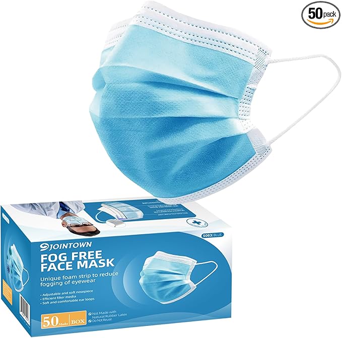 Jointown Anti-fog 3-ply Disposable Face Mask, Face Mask by JointownInternational