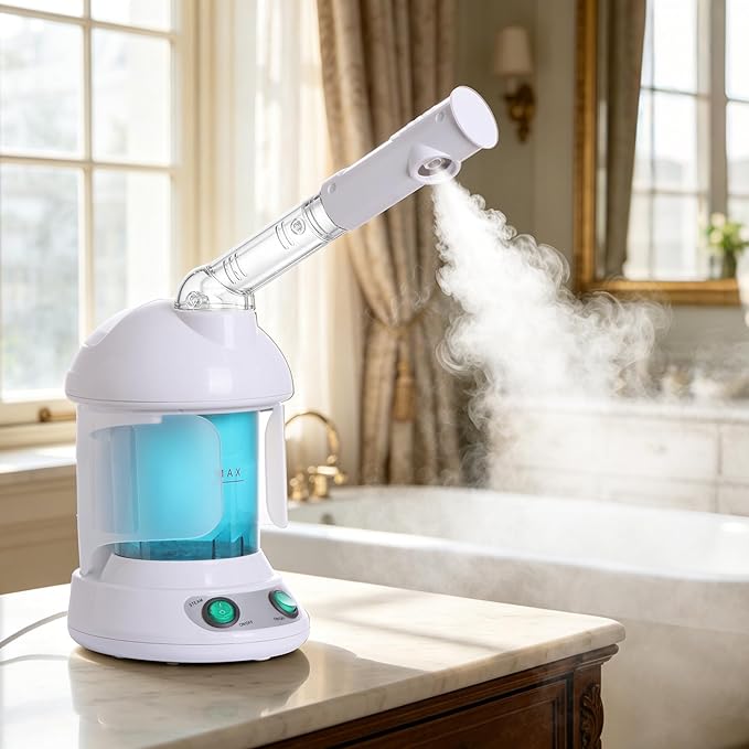 SUPER DEAL Hair Steamer PRO 3 in 1 Multifunction Ozone Facial Steamer - Image 9