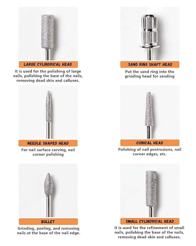 11Pcs Nail Drill Bits Sets - Image 2