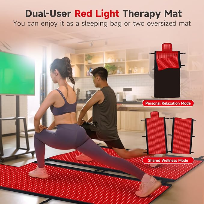 LITDUCK Body Red Light Therapy Mat, Eligible Red Light Therapy Blanket - Image 3