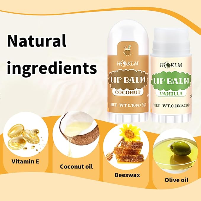 Mini Lip Balm 25 Pack, Natural Lip Balms - Image 3