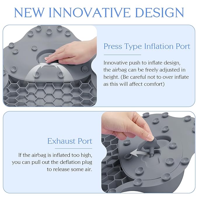 Silicone Bath Pillow, New Material Bath Pillows - Image 5