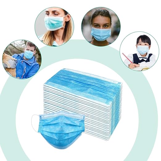 Wecolor 120 Pack Disposable Face Masks - Image 5