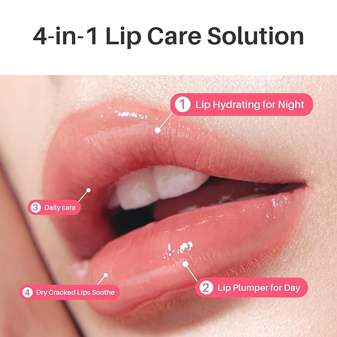 SPODARE Blueberry Lip Mask Overnight, Swirl Lip Sleeping Mask - Image 5