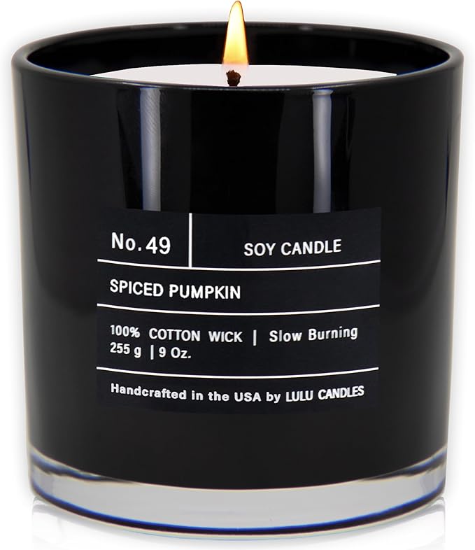 Lulu Candles | Spiced Pumpkin | Smells Like Pumpkin & Chai | Luxury Scented Soy - Image 2