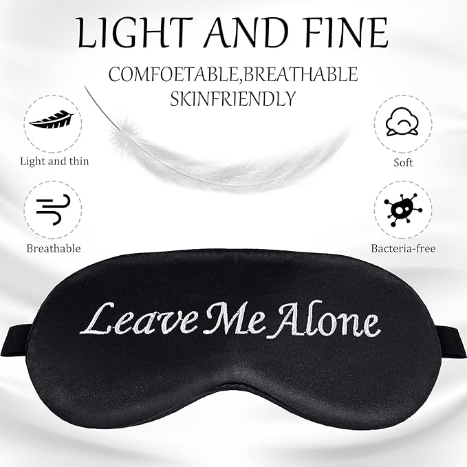 8 Pieces Funny Sleep Mask Silk Eye Mask - Image 2