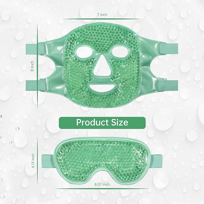 ZNÖCUETÖD Cooling Ice Face Eye Mask - Image 8