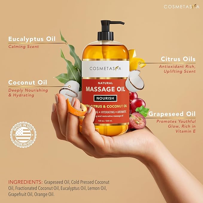 Cosmetasa Massage Oil Spa Gift Set - Image 4