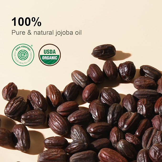 Yoken Pure Jojoba Oil Organic USDA Certified 16 fl oz, 100% Natural Jojoba Oil - Image 3