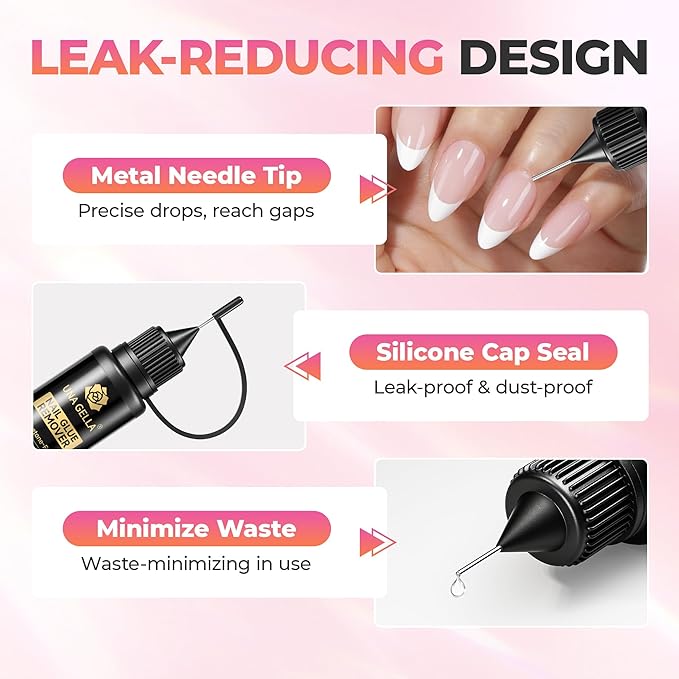 UNA GELLA 20ml*2PCS Nail Glue Remover - Image 5