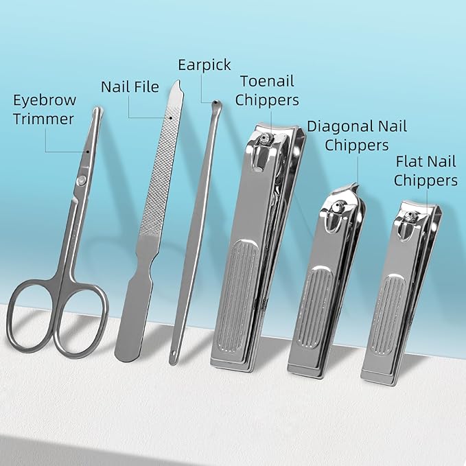 Premium Stainless Steel Nail Clippers Set - Image 2