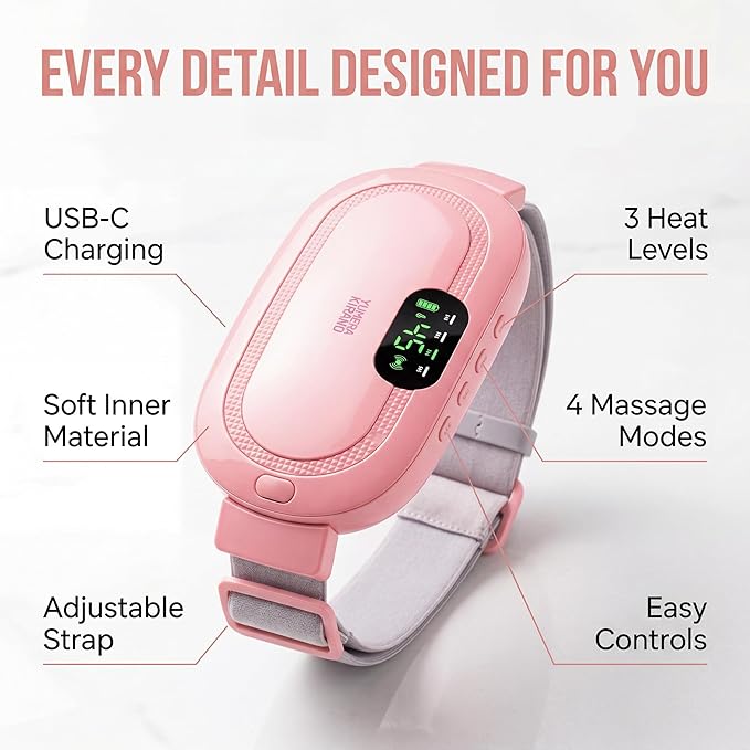 Heating Pad for Period Cramps – FSA-HSA Eligible – Cordless Portable Electric - Image 6