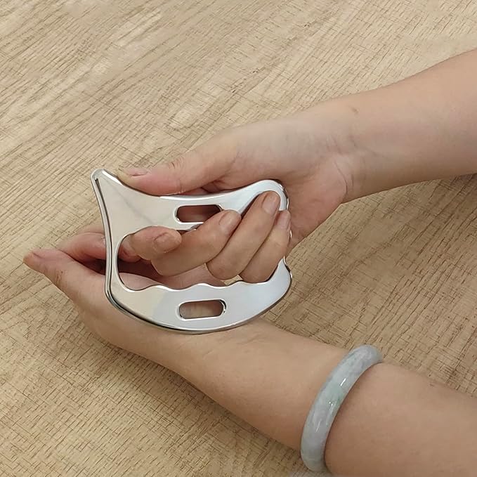 BYYDDIY 5 in 1 Stainless Steel Gua Sha Muscle Scraper Tools Kit, Scraping - Image 6