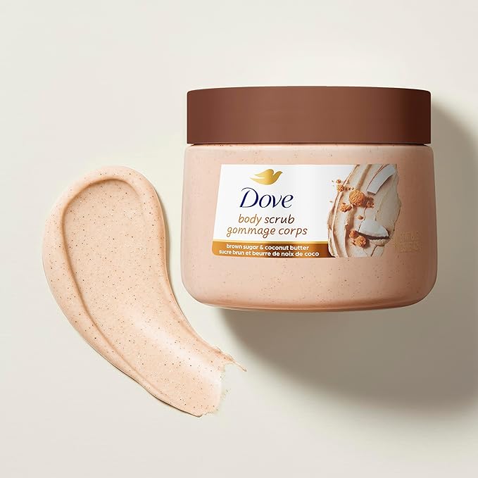 Dove Brown Sugar and Coconut Butter Body Scrub Exfoliates and Deeply Nourishes - Image 6