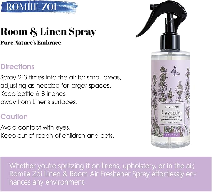 ROMIIE ZOI Linen & Room Air Freshener Spray Room Mist, - Image 2