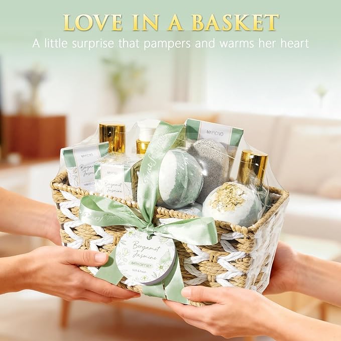 Mothers Day Birthday Gifts for Women, Bergamot Jasmine Relaxing Spa Gift - Image 9