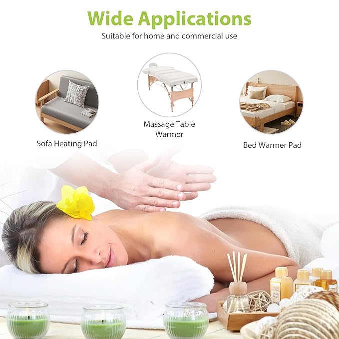 Massage Table Warmer Heating Pad Professional SPA Massage Bed Warmer - Image 6