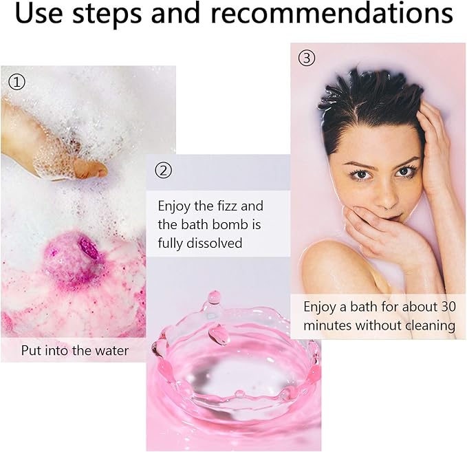 Bath Bombs Gift Set, 50 Handmade Bulk Bath Bombs - Image 5