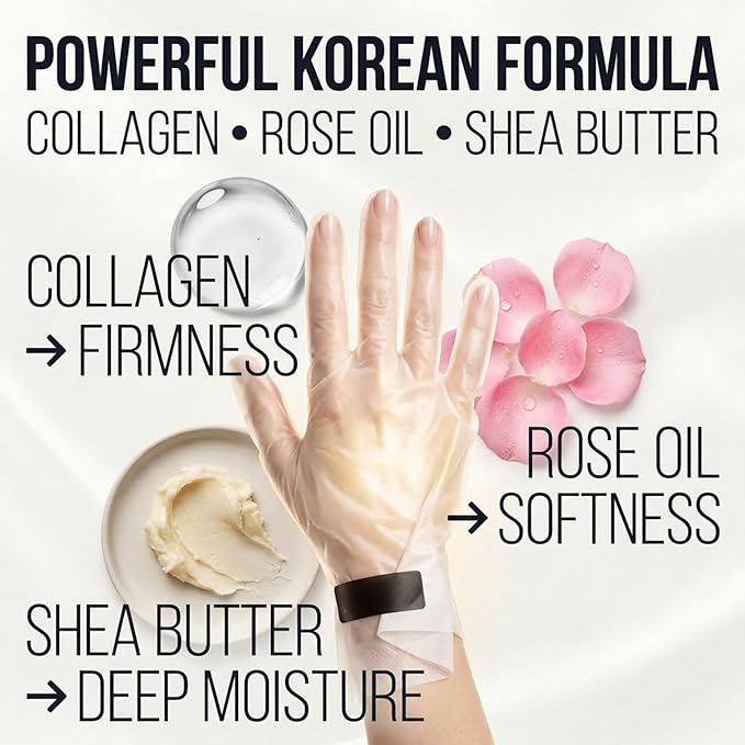 WONDER FAMILY Aqua Hand Mask – Moisturizing Gloves - Image 4