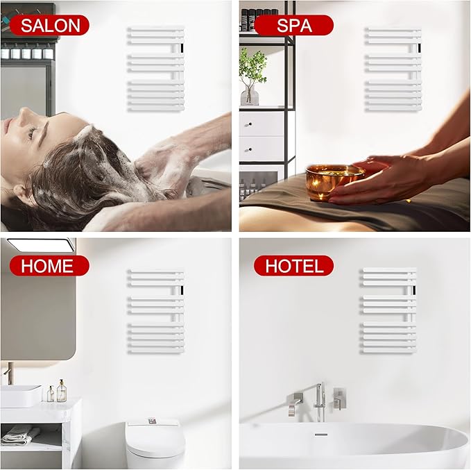 Electric Towel Warmer Rack, Heating Towel Warmer, Timer & Temperature Control - Image 6