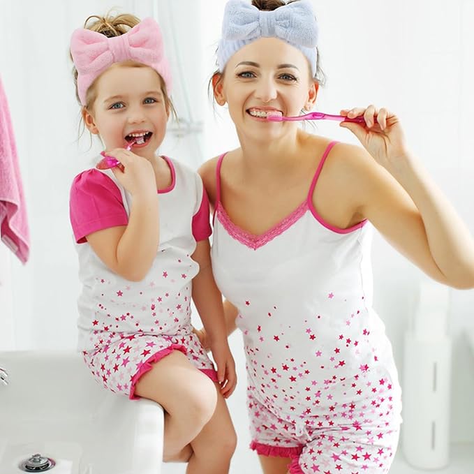 8 Pack SKincare Headband for Washing Face, Spa Headbands for Women Girls Cute - Image 3