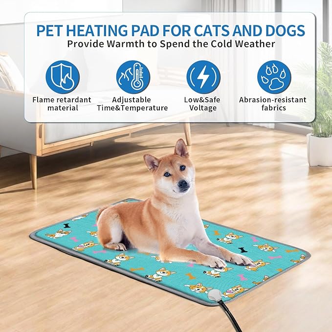 GOLOPET Large Dog Heating Pad 34x21in - Image 7