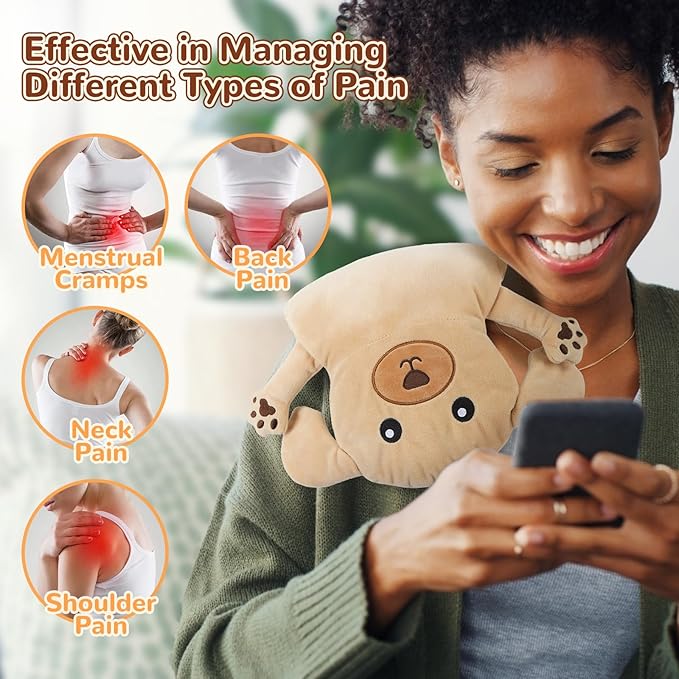 Microwave Heating Pad for Pain Relief, Back Pain, Neck Shoulder, Natural Heat - Image 3