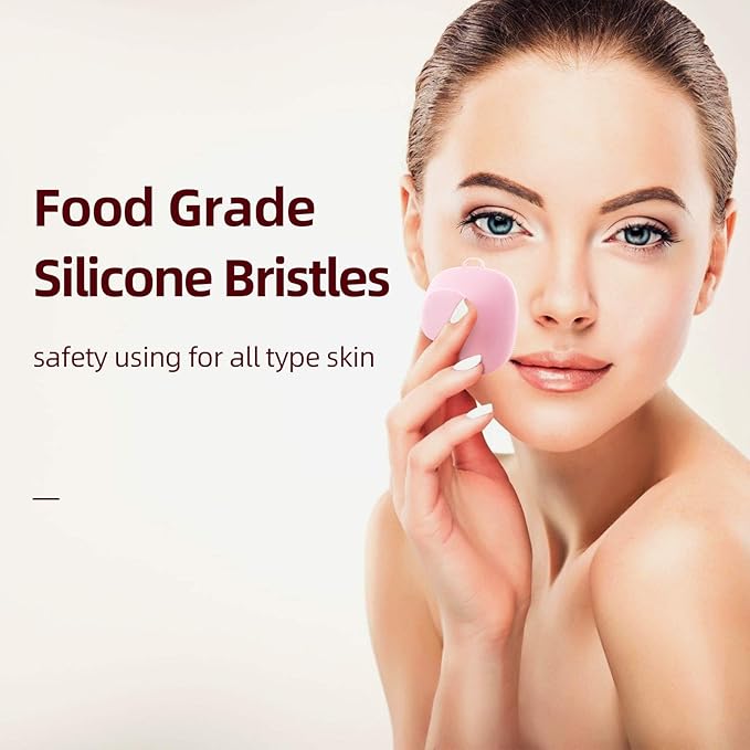 Silicone Face Scrubber for Men and Women， 2Pack Facial Cleansing Brush Silicone - Image 6