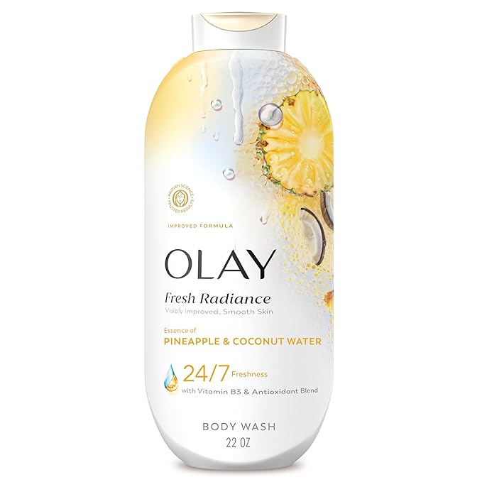 Olay Body Wash for Women, Fresh Radiance, 24/7 Skin-Loving Freshness, Visibly by Olay