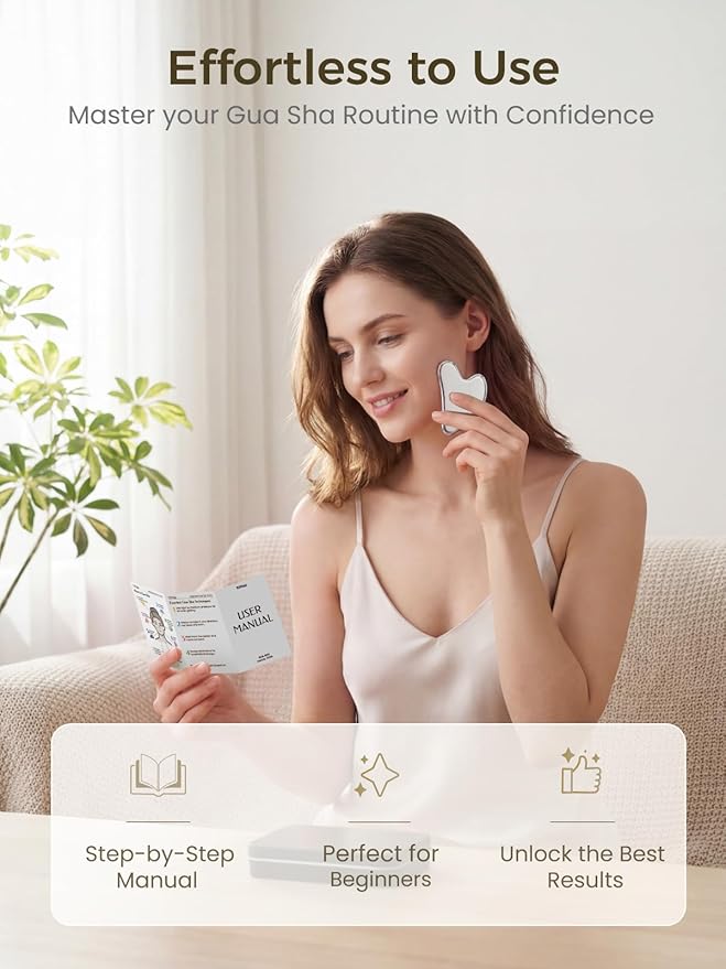 Gua Sha Facial Tool – Stainless Steel Guasha Tool - Image 6