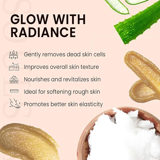 Shea Butter Body & Foot Scrub | Gentle and Nourishing Moisturizing Shea Butter - Image 3