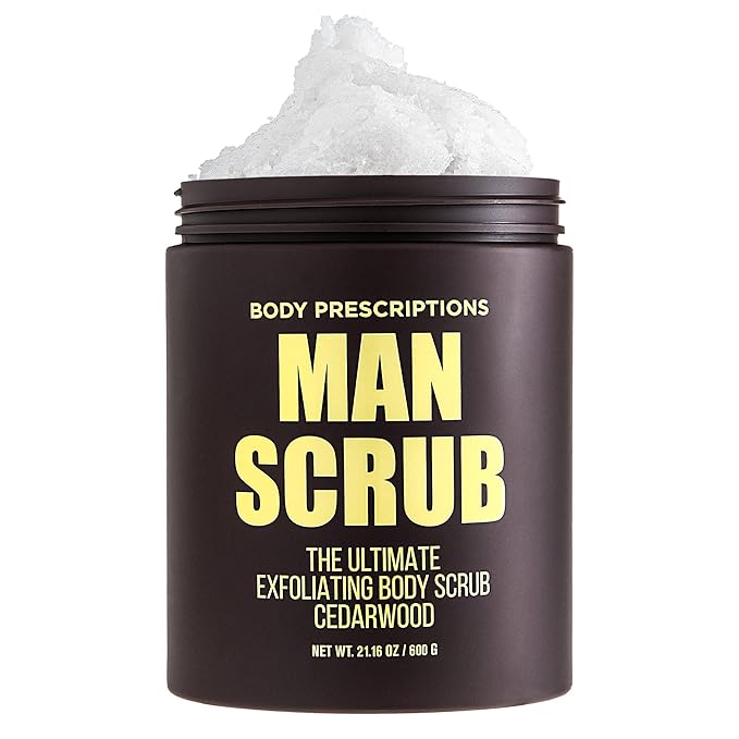 Body Prescriptions Men’s Exfoliating Body Scrub – Ultimate Skin Cleansing Wash by BodyPrescription
