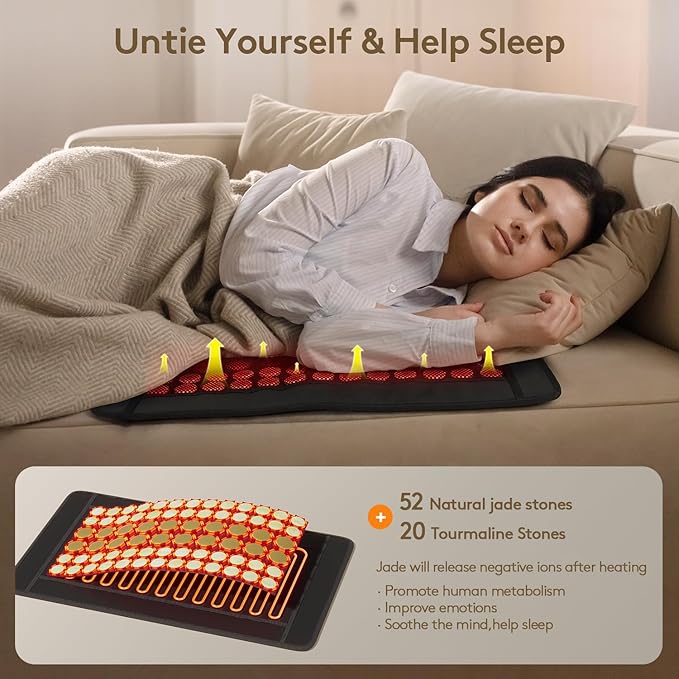 UTK Infrared Heating Pad for Back, Luxury Gift Design, 5X Deeper Pain Relief - Image 3
