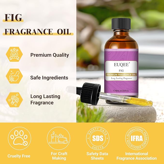 EUQEE Fig Fragrance Oil, Premium Fig Essential Oil 2.02 Fl oz - Image 2