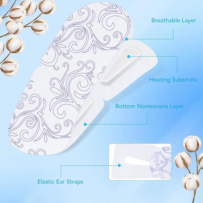 XPCARE 60 Pack Steam Eye Masks for Dry Eyes, SPA Warm Sleep Eye Mask, - Image 2
