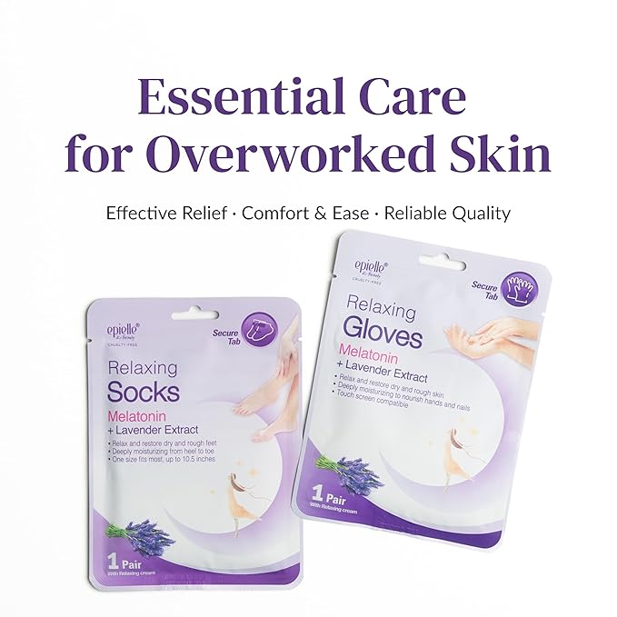 Epielle Relaxing Hand Mask 6 Pairs, Soften and Restore - Image 8