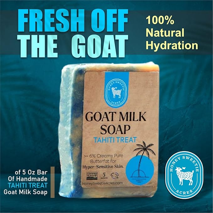 Honey Sweetie Acres Tahiti Treat Goat Milk Soap - Image 2