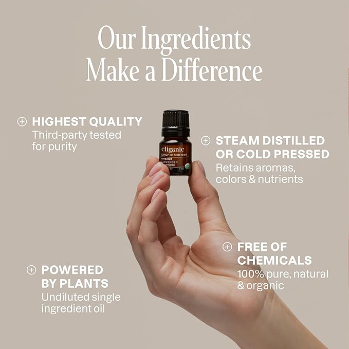 Cliganic Organic Aromatherapy TOP 12 Essential Oils Set, 100% Pure - Image 5