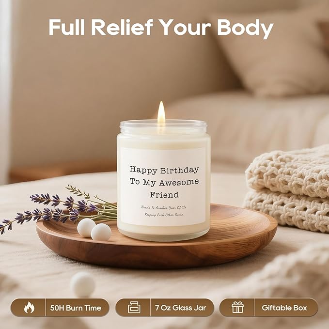 Birthday Gifts for Women, Unique Friendship Birthday Gifts, Funny Candles Gift - Image 4