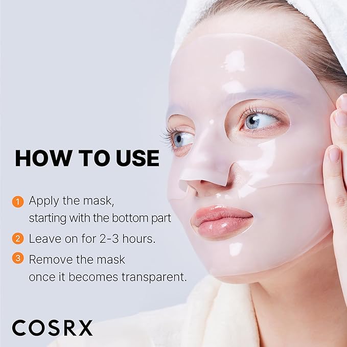COSRX The Alpha-Arbutin Discoloration Care Hydrogel Face Masks Skincare 3 EA - Image 7