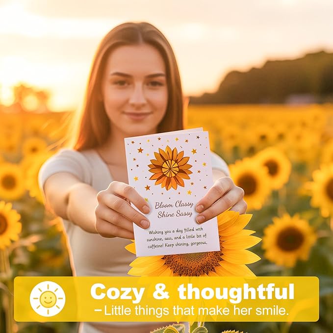 Mothers Day Gifts for Mom, Sunflower Gift Set for Women Wife Friends - Image 8