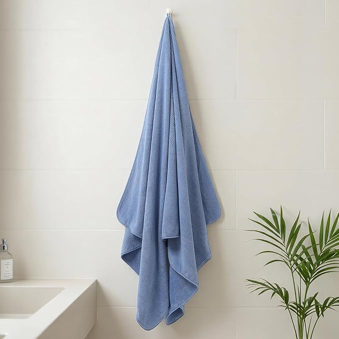REDKISS Pack of 2 Jumbo Bath Sheets, 40 x 80 Inches Microfiber Bath Towels - Image 7