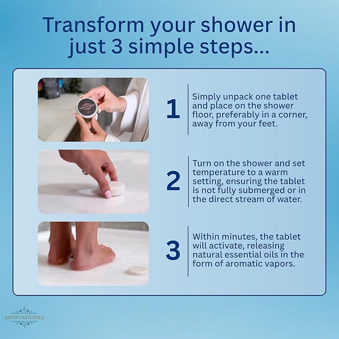 Eucalyptus Mint Shower Steamers – Aromatherapy Shower Bombs - Image 5