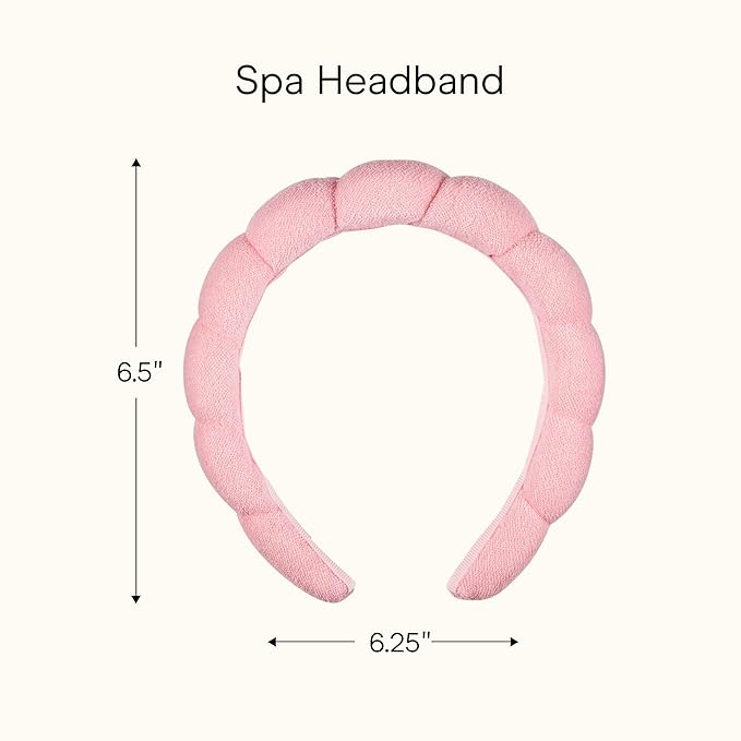 Conair Spa Makeup and Face Washing Headband, Ultra-Absorbent Microfiber Headband - Image 6