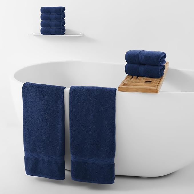 REDKISS Towels 8 Piece Luxury Bath Towel Set, 2 Bath Sheets, 2 Hand Towels - Image 7